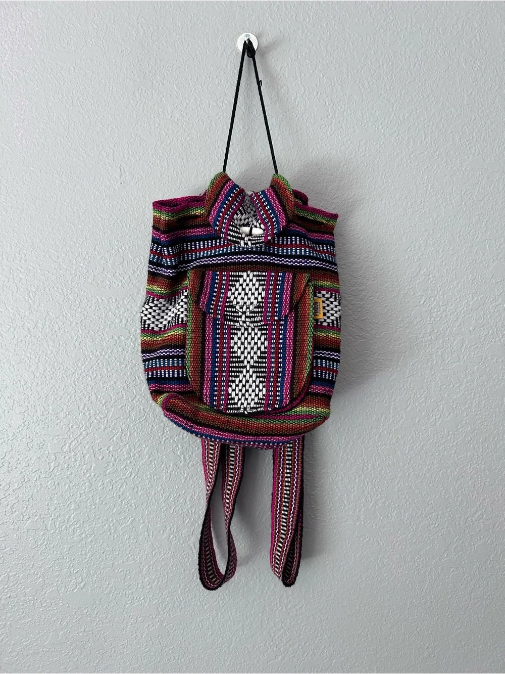Pinzon Multicolor Festival Backpack Made in Mexico